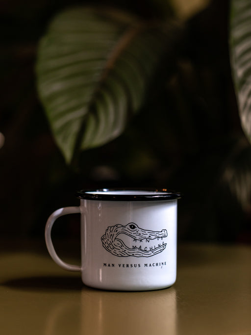 MVSM CROCODILE LOGO ENAMEL CUP