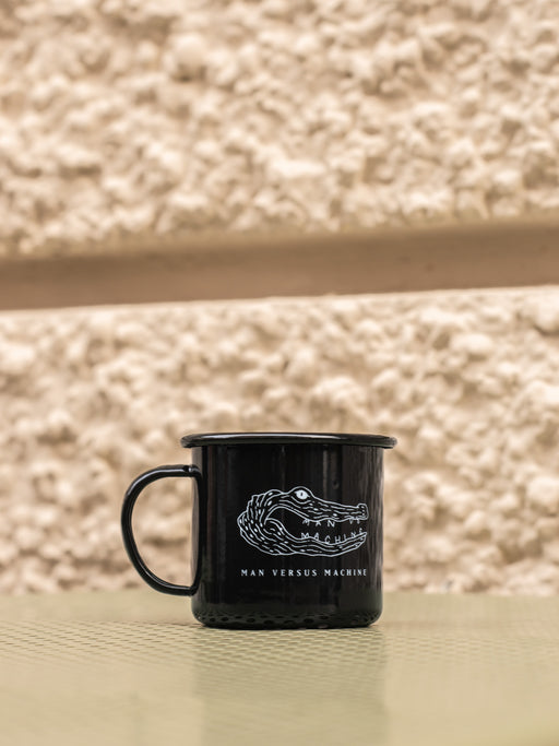 MVSM CROCODILE LOGO ENAMEL CUP BLACK