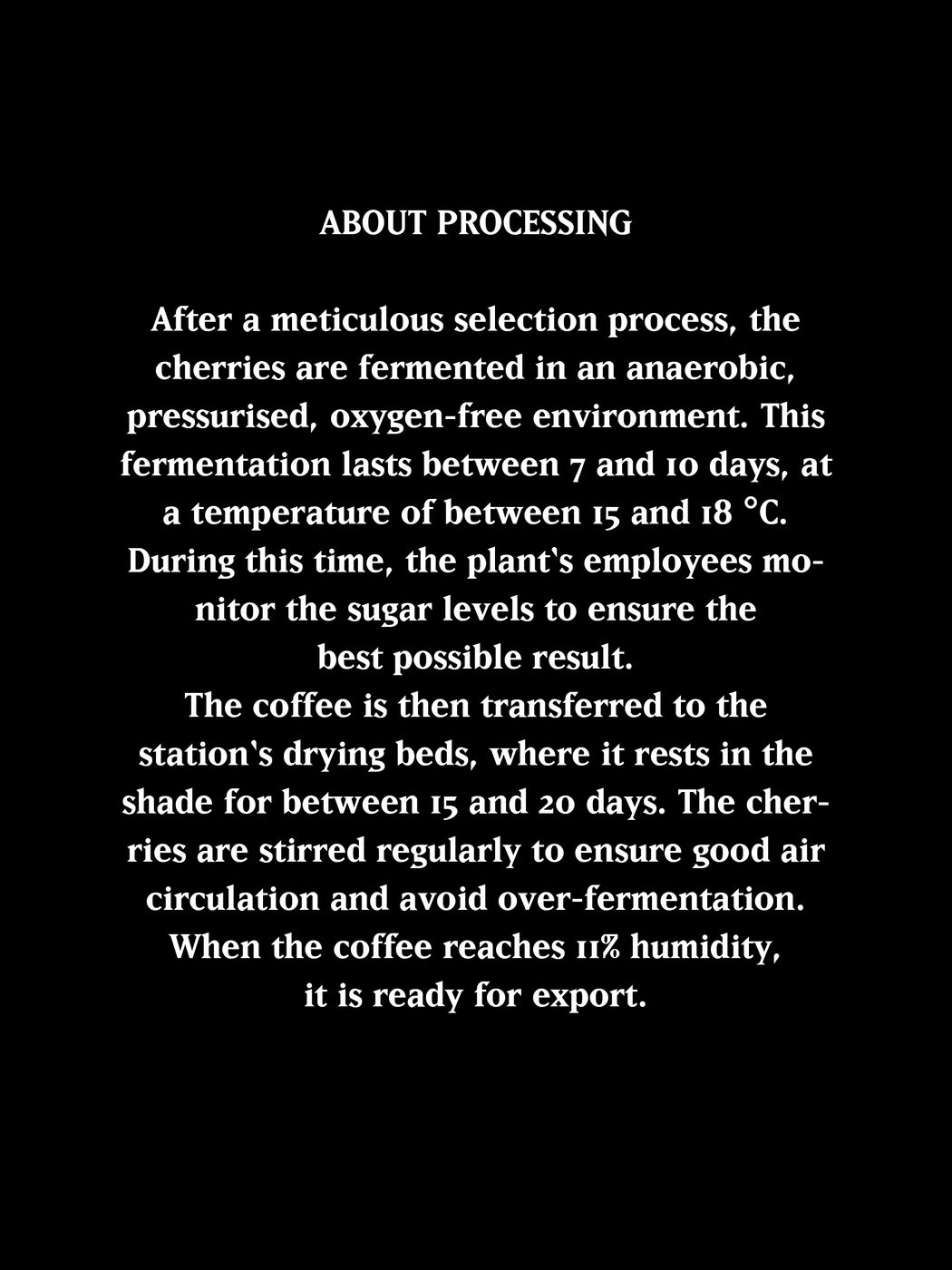 BENTI NENKA, ETHIOPIA, DRY ANAEROBIC *MAD PROFESSOR*