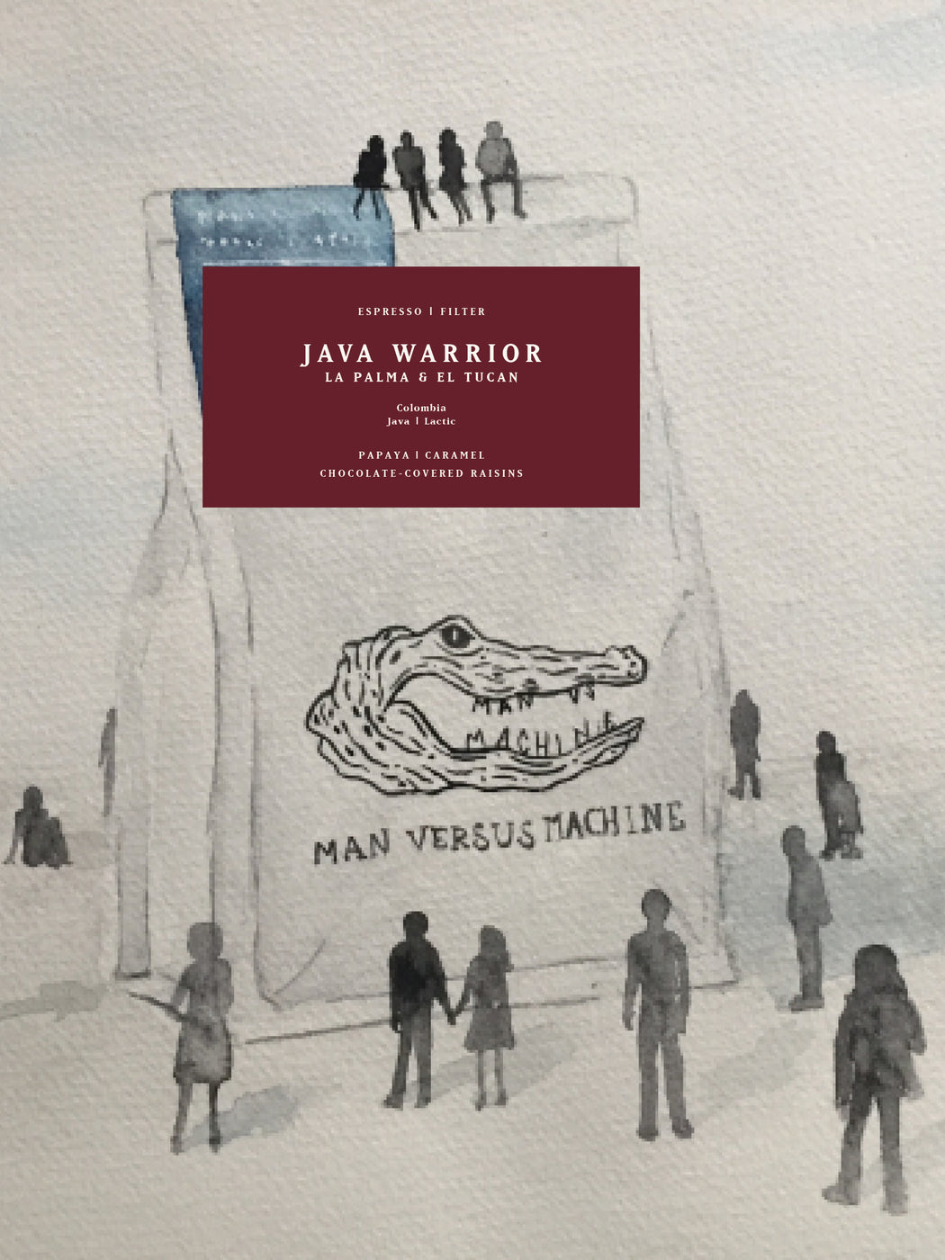JAVA WARRIOR, COLOMBIA, LIMITED EDITION, 100 G