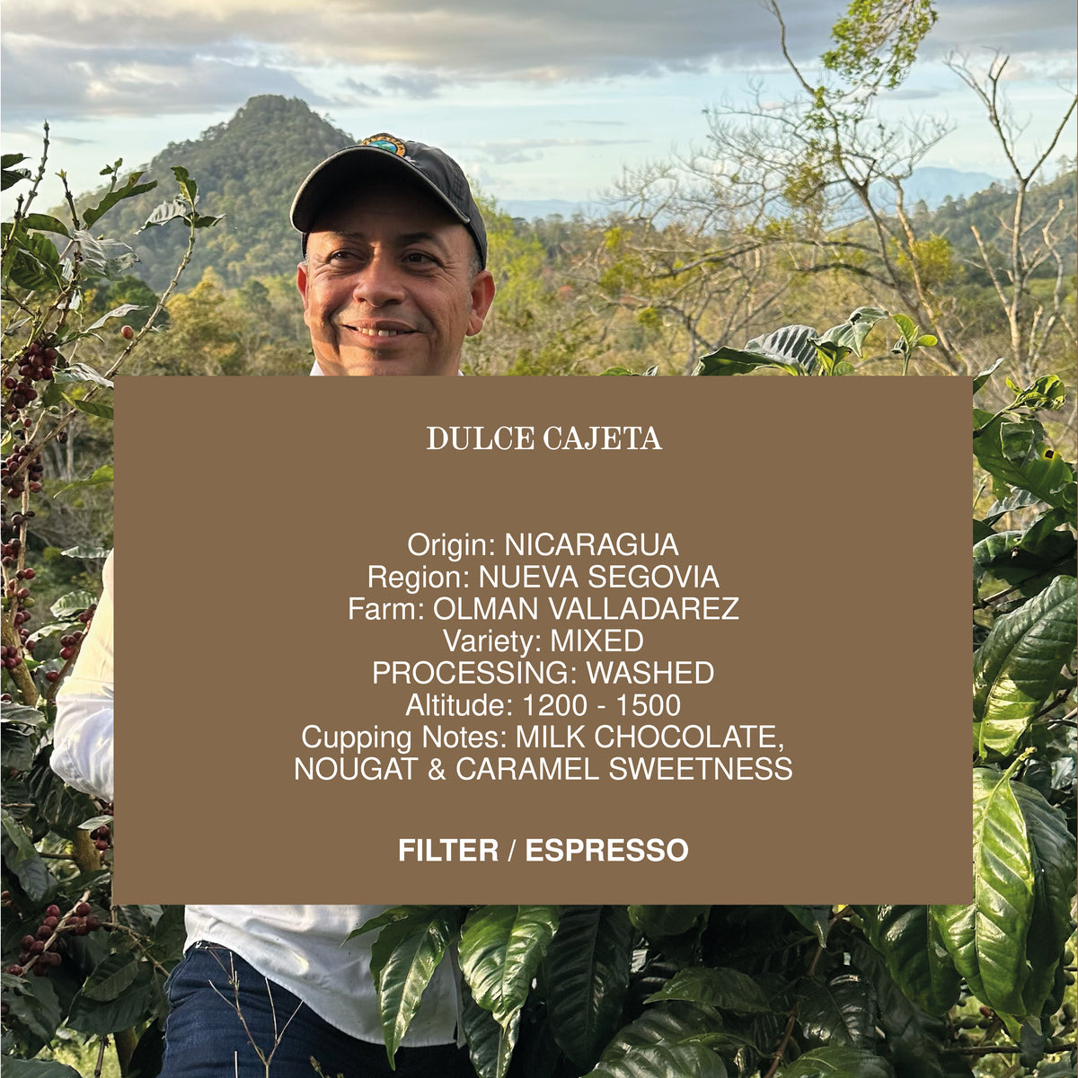 DULCE CAJETA, NICARAGUA, WASHED