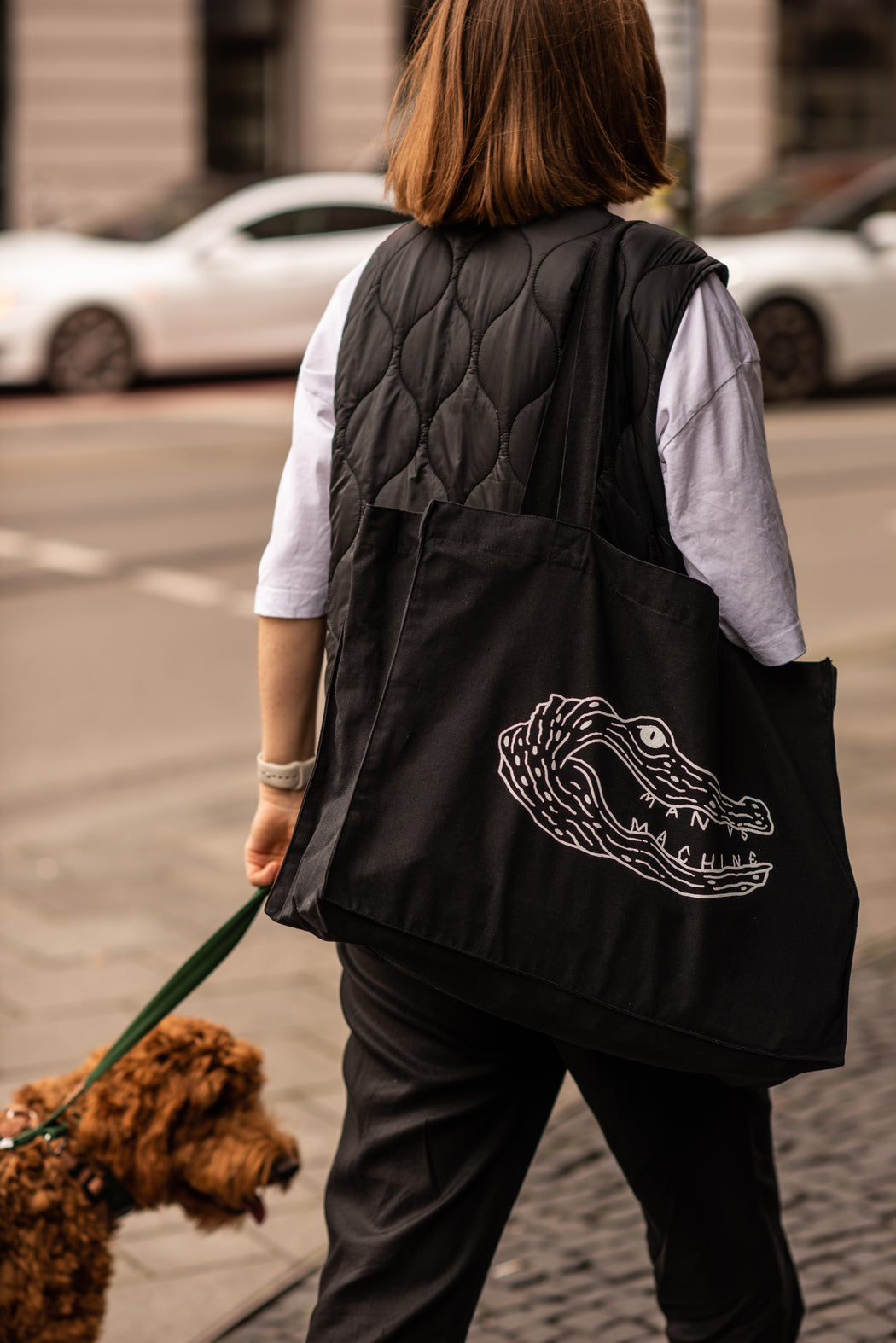 MAN VS MACHINE X STANLEY STELLA SHOPPER "CROCODILE PRINT"