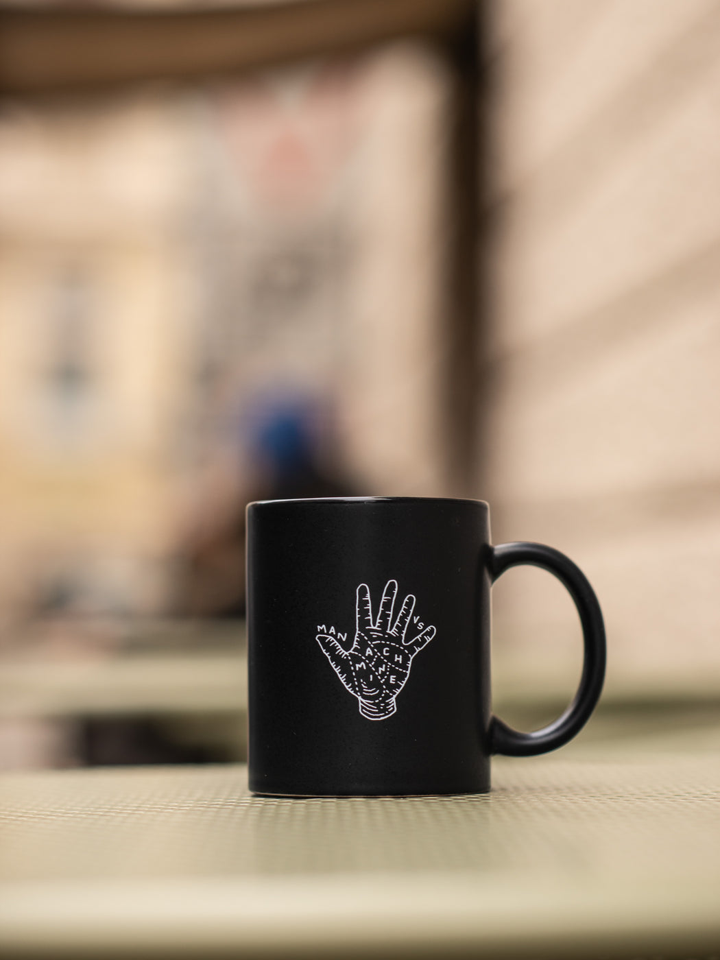 MVSM CROCODILE LOGO MUG MATTE BLACK