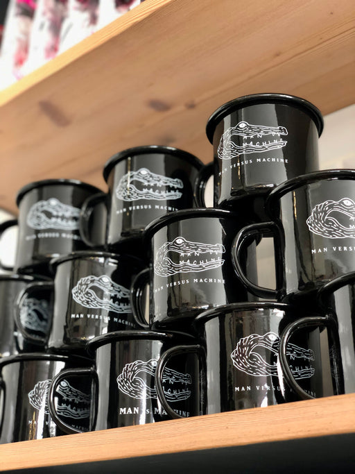 MVSM CROCODILE LOGO ENAMEL CUP BLACK