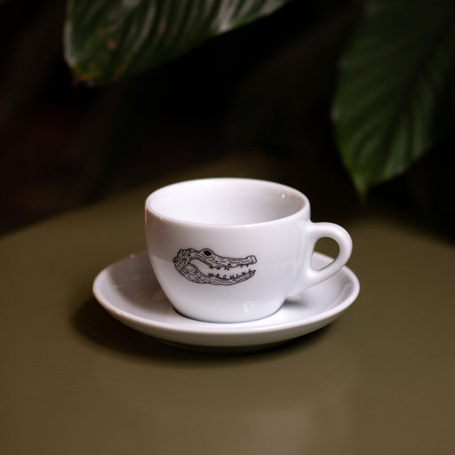 MVSM CROCODILE LOGO CAPPUCCINO CUP