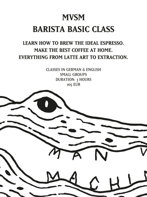 MVSM CLASS BARISTA BASIC