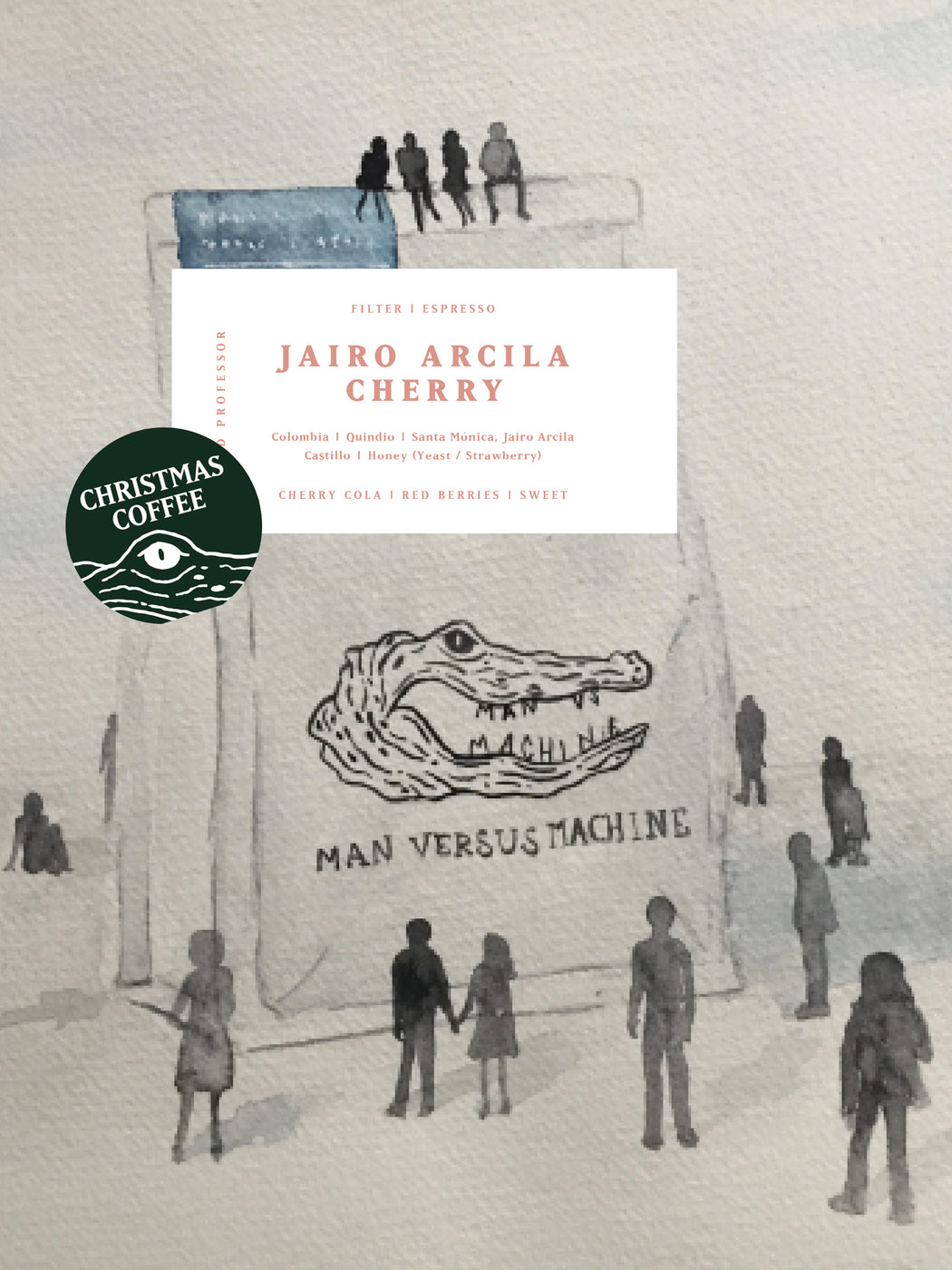 JAIRO ARCILA CHERRY COLOMBIA, HONEY (YEAST / CHERRY) - CHRISTMAS COFFEE