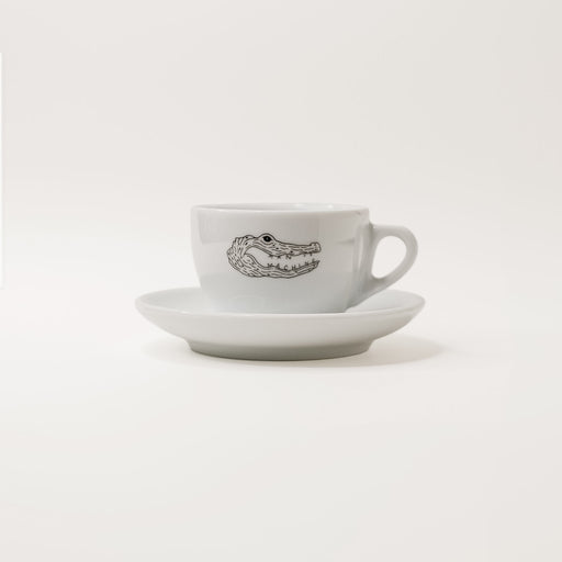 MVSM CROCODILE LOGO CAPPUCCINO CUP