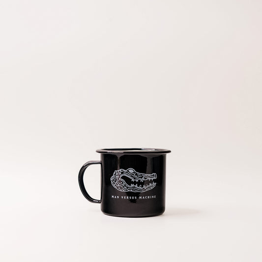 MVSM CROCODILE LOGO ENAMEL CUP BLACK