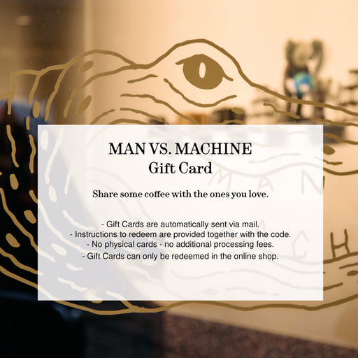 MAN VS. MACHINE GIFT CARD