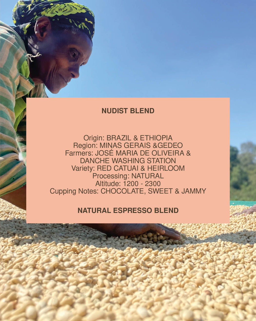 "NUDIST BLEND" ESPRESSO BLEND