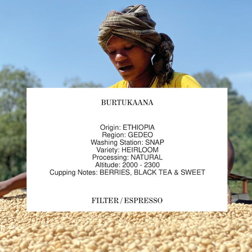 BURTUKAANA, ETHIOPIA, NATURAL, ORGANIC