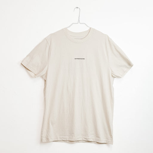 NEW MAN VS MACHINE X STANLEY STELLA T-Shirt "BACKPRINT CROCODILE" NATURAL RAW