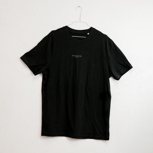 NEW MAN VS MACHINE X STANLEY STELLA T-Shirt "BACKPRINT MVSM" BLACK