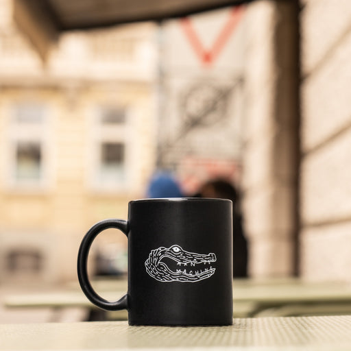 MVSM CROCODILE LOGO MUG MATTE BLACK