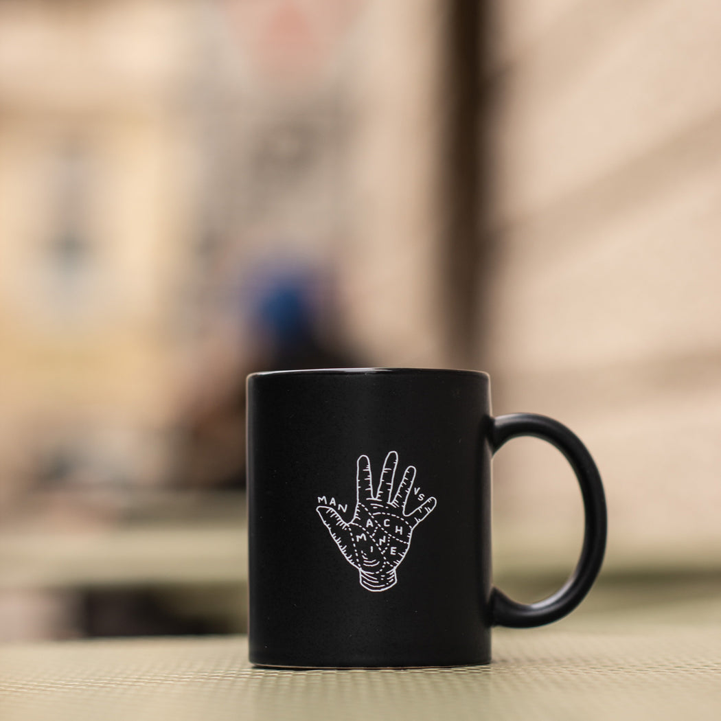 MVSM CROCODILE LOGO MUG MATTE BLACK